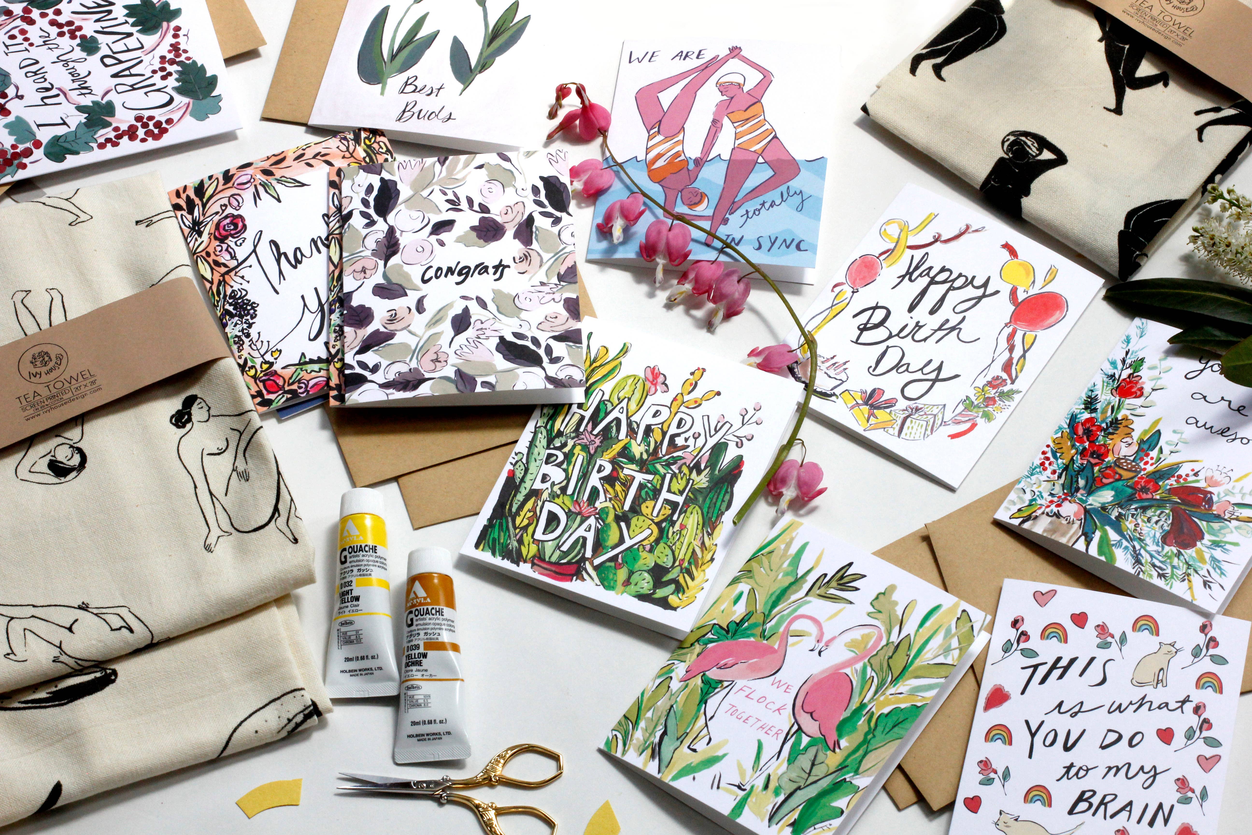 Ivy House - Wholesale Congratulations Card - Congrats Couple Card1