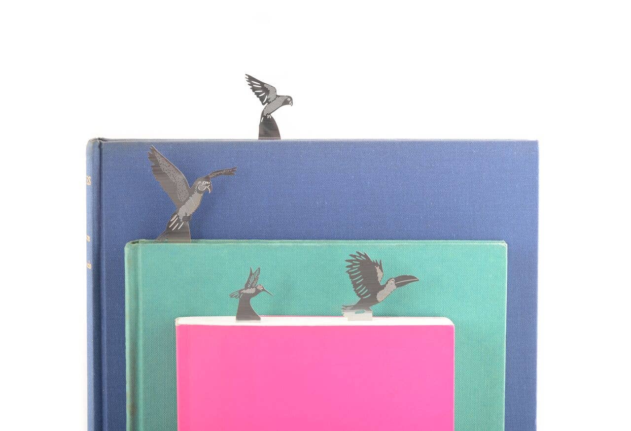 Another Studio UK - Wholesale Bookmark - Bookmark Set - Tropical Birds, Metal Page Markers2