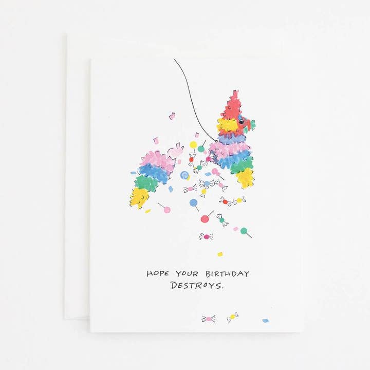 Party Sally - Wholesale Birthday Card - Pinata Card0