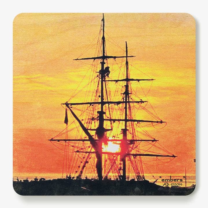 Embers Coaster for wholesale by Simply Grateful