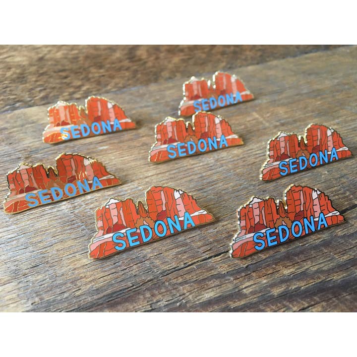Noteworthy Paper & Press - Wholesale Lapel Pin/Button - Sedona Enamel Pin2