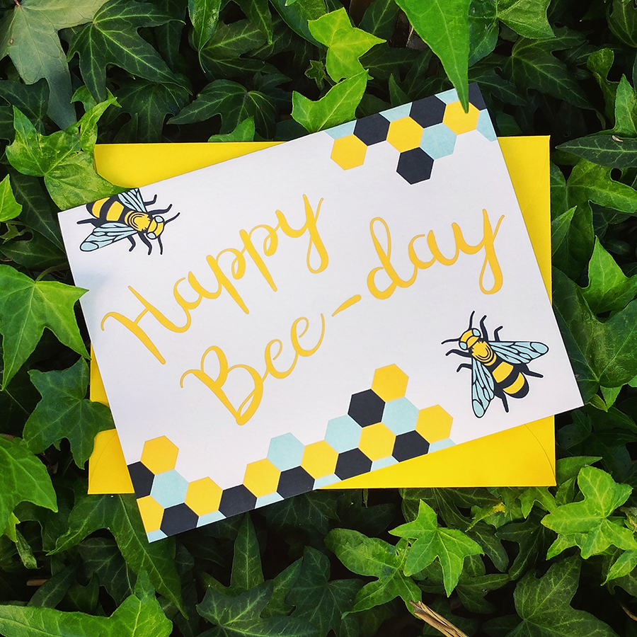 Warren Tales - Wholesale Birthday Card - Happy Bee-Day Birthday Card1