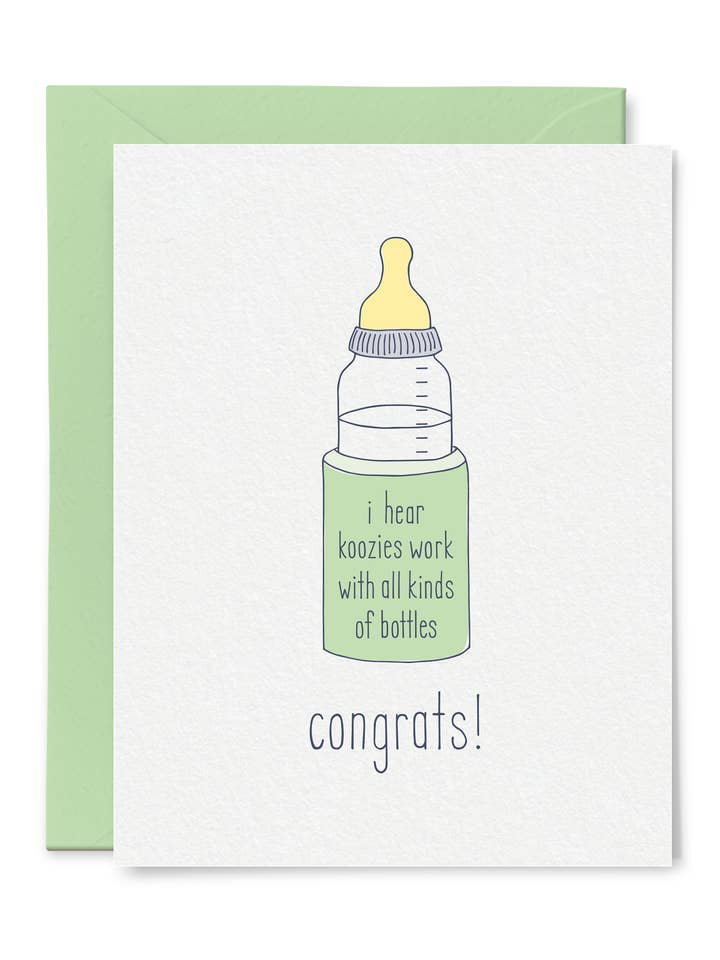 Biglietto New Dad Koozie per la vendita all'ingrosso da parte di Tiny Hooray