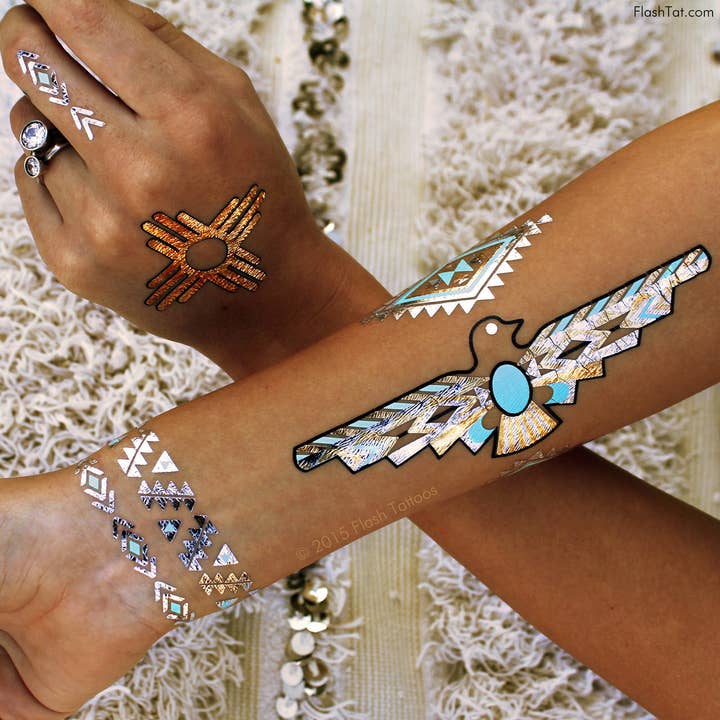 Flash Tattoos - Wholesale Temporary Tattoo - Desert Dweller Temporary Tattoo2