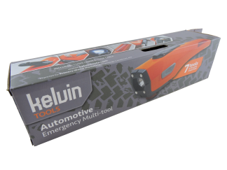 Kelvin Tools - Wholesale Handy Tool - Kelvin 8 - Automotive Emergency Multi Tool & Cell Charger9