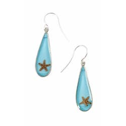 Shari Dixon - Wholesale Dangle Earrings - Starfish Ot Teardrop Earrings