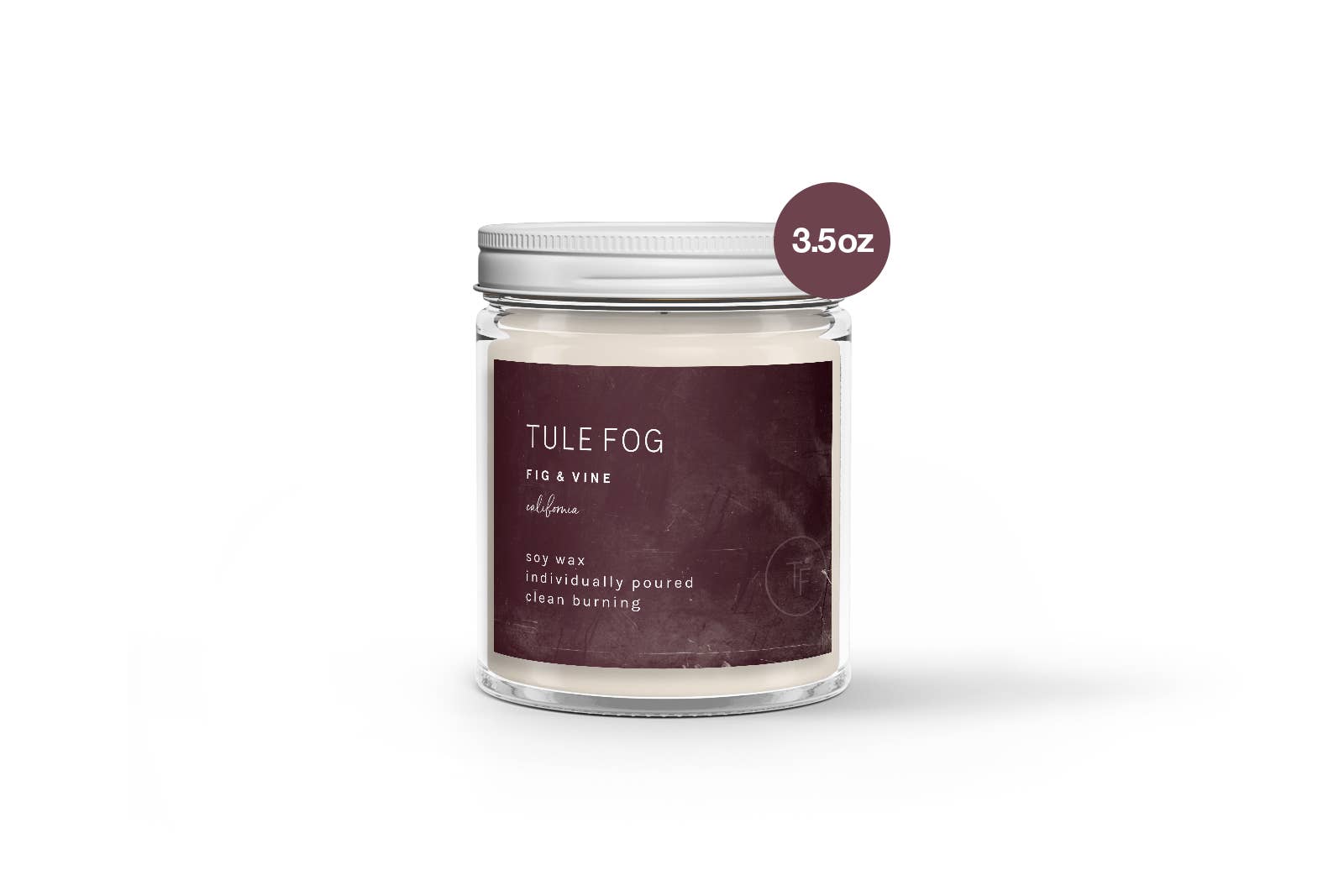 Tule Fog Candles - Vendita all'ingrosso Candela in vasetto - Candela di soia Fig + Vine Mini 3.5 oz