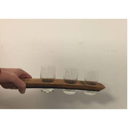 Barrel-Art - Wholesale Beer Glass/Mug - Beer Flight 3-Glass1