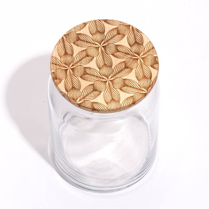 Bauhaus Flora trä lock glasburk för wholesale av Lucca