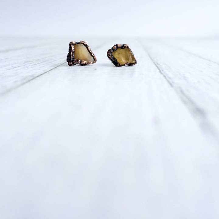 Brincos Amber Post por atacado de HAWKHOUSE