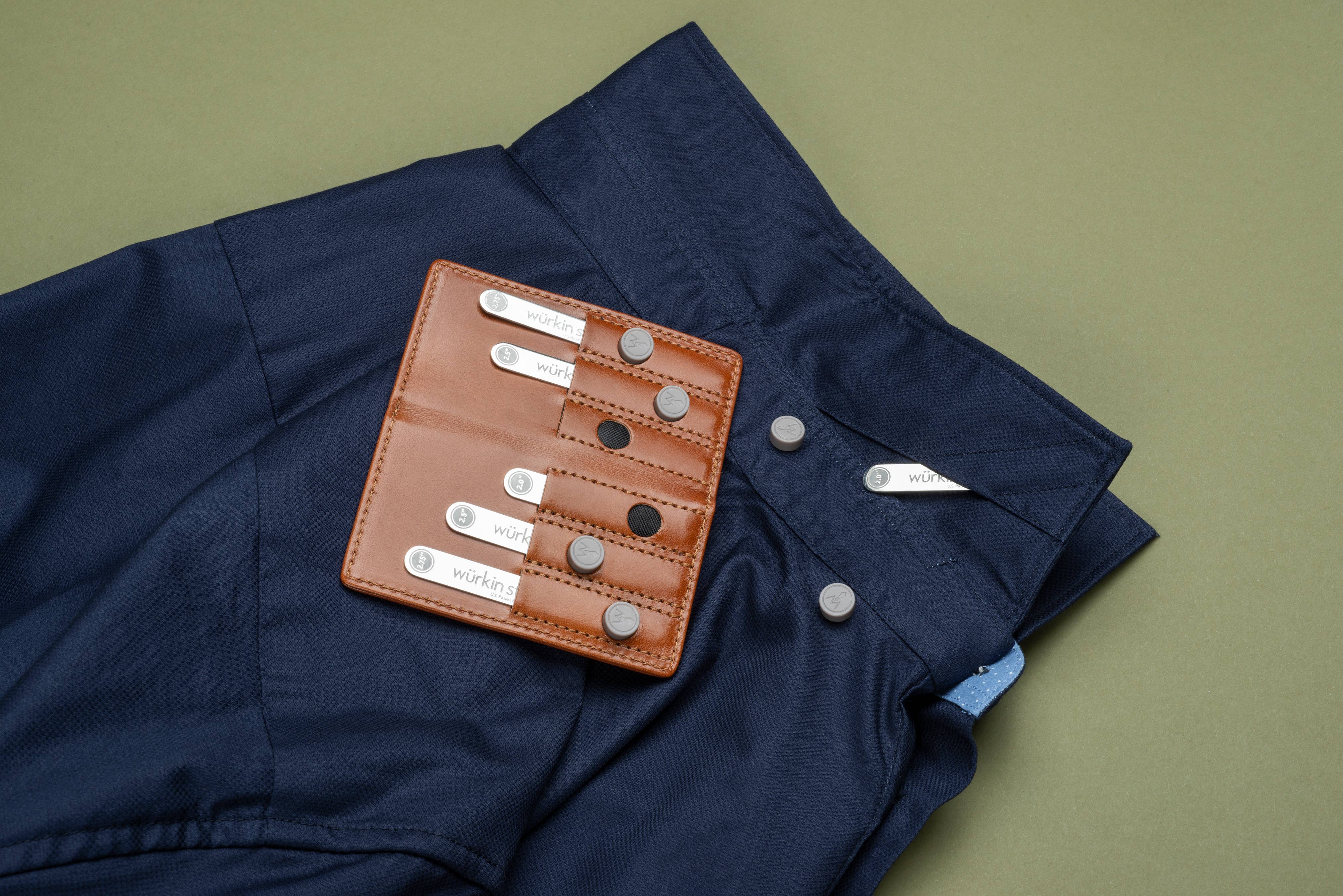 wurkin stiffs - Wholesale Collar Stiffener - Assorted Size Power Stays Magnetic Collar Stays - Tan5