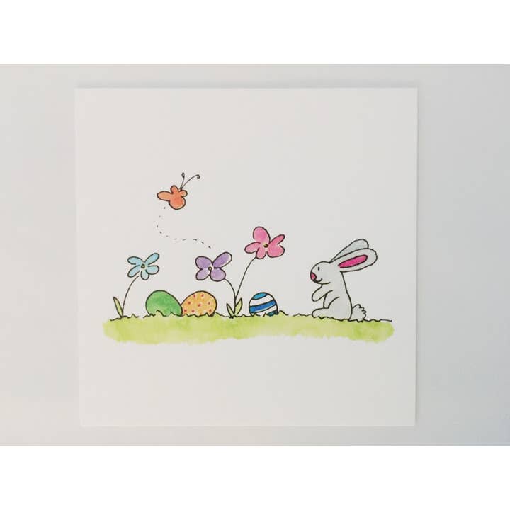 Bunny Mini Flat Notes Set Of 48 for wholesale by Porcupine Hugs