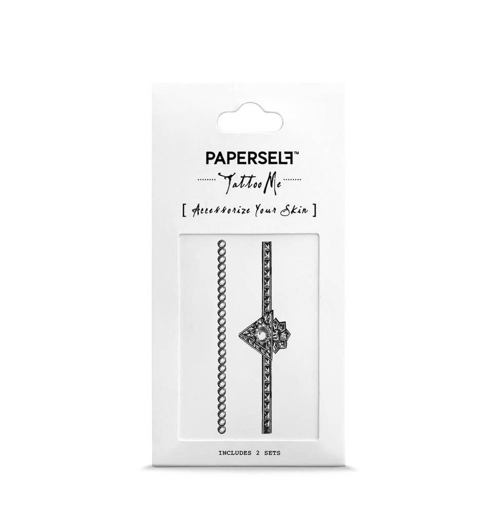 PAPERSELF - Wholesale Temporary Tattoo - Swing Of The 20'S - Ring Temporary Tattoos Stickers