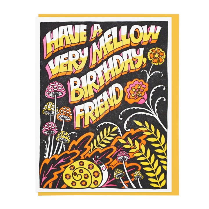 Mellow Friend Birthday for wholesale by Lucky Horse Press