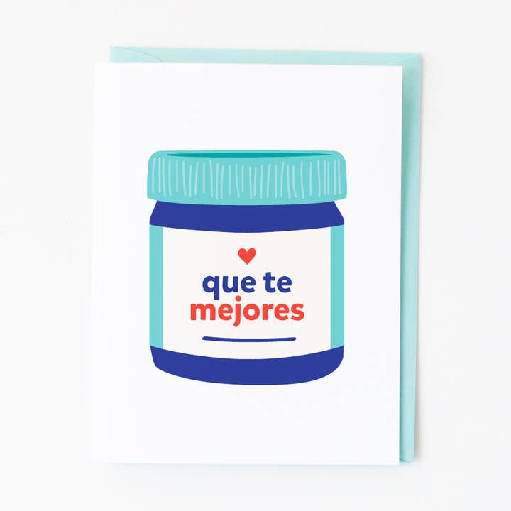 Graphic Anthology Greeting Cards - Wholesale Get Well Card - Que Te Mejores Spanish get well card | funny el vicks card0