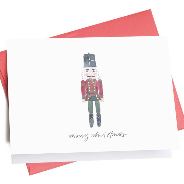 Nutcracker | Christmas Greeting Card for wholesale by Inkwell Cards