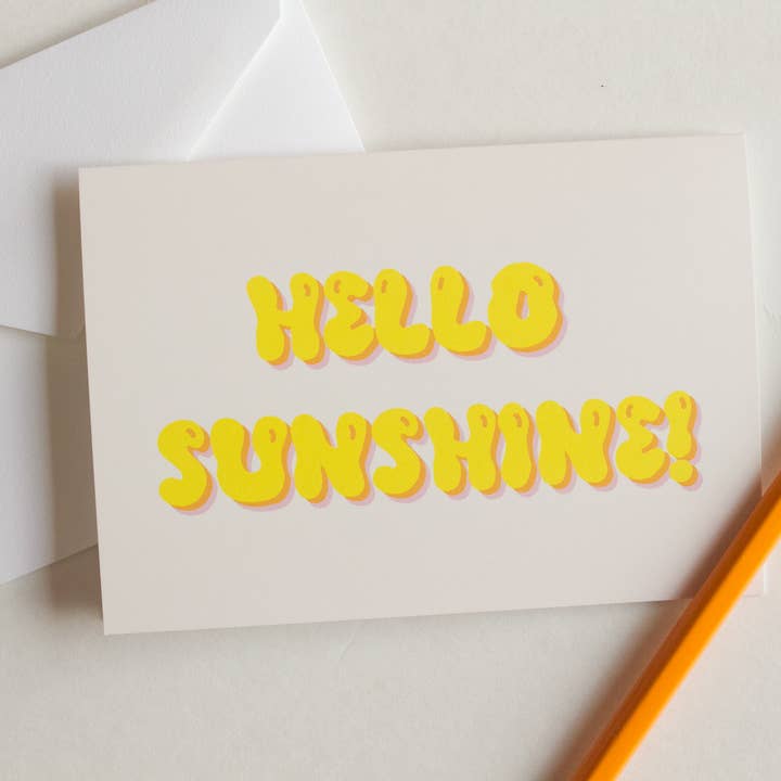 Juego de tarjetas Hello Sunshine para venta al por mayor de The Avera Boutique