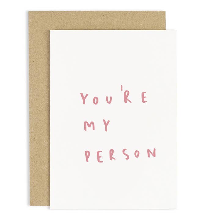 You're My Person Valentine's Anniversary Card for wholesale by Old English Company