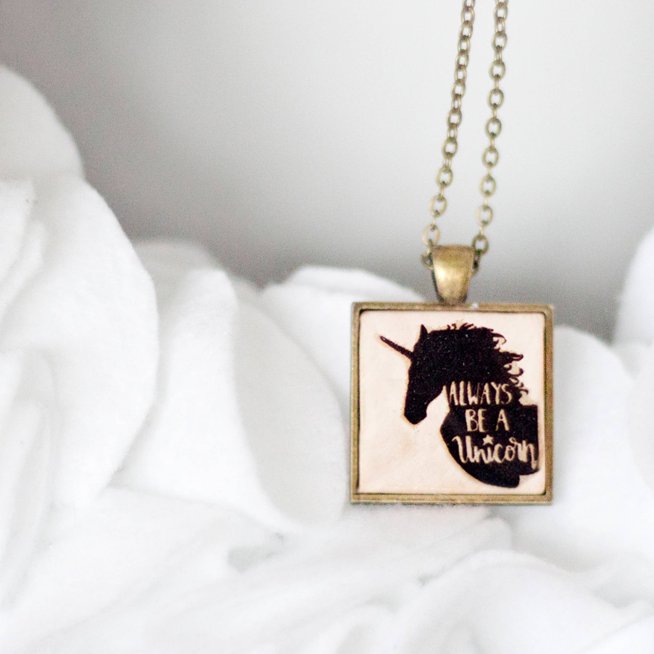 Little Allegory - Wholesale Pendant/Charm Necklace - Always Be a Unicorn Necklace7