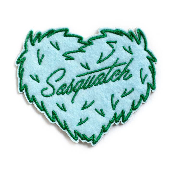 Patch - Sasquatch Heart Felt Sticky for wholesale by Ello There Outdoors
