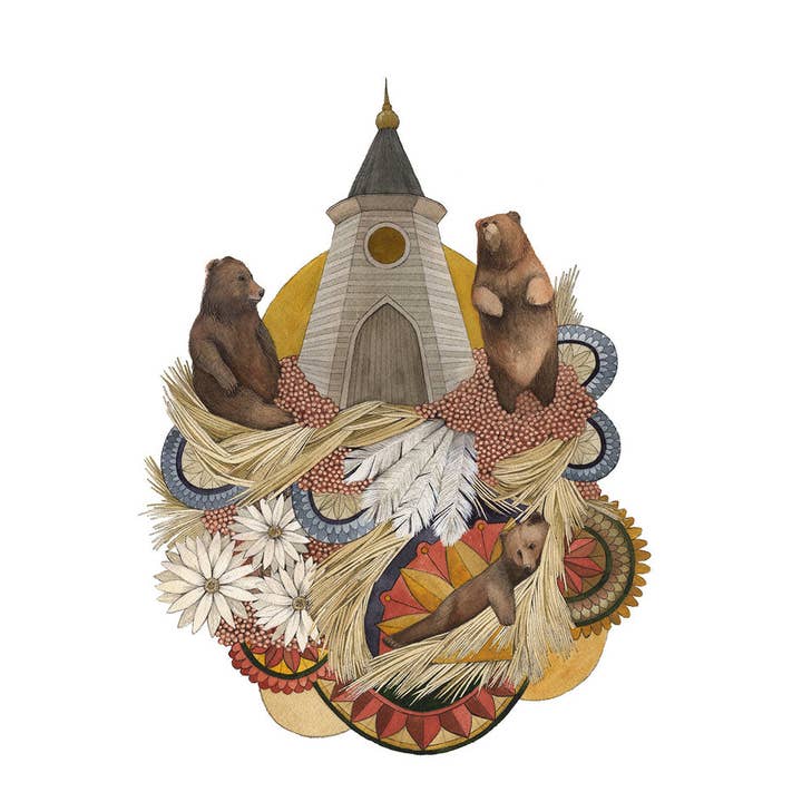 8"x10" Print - House of Bear for wholesale by Polanshek of the Hills