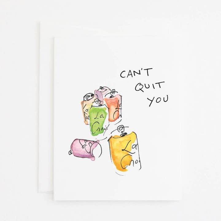 La Croix Card for wholesale by Party Sally