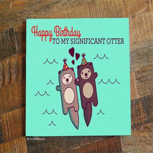 Significant Otter Anniversary by Tiny Bee