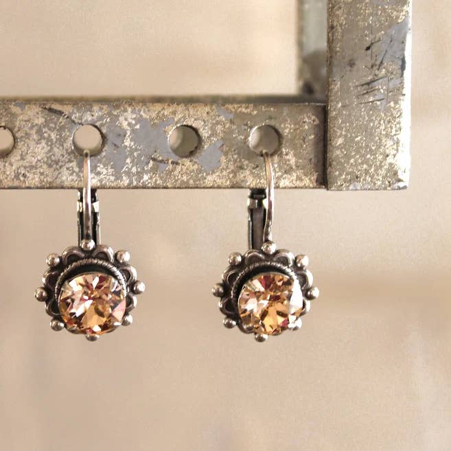 Boucle d'oreille à reproduction victorienne S-97-SP pour la vente par Sadie Green's Jewelry