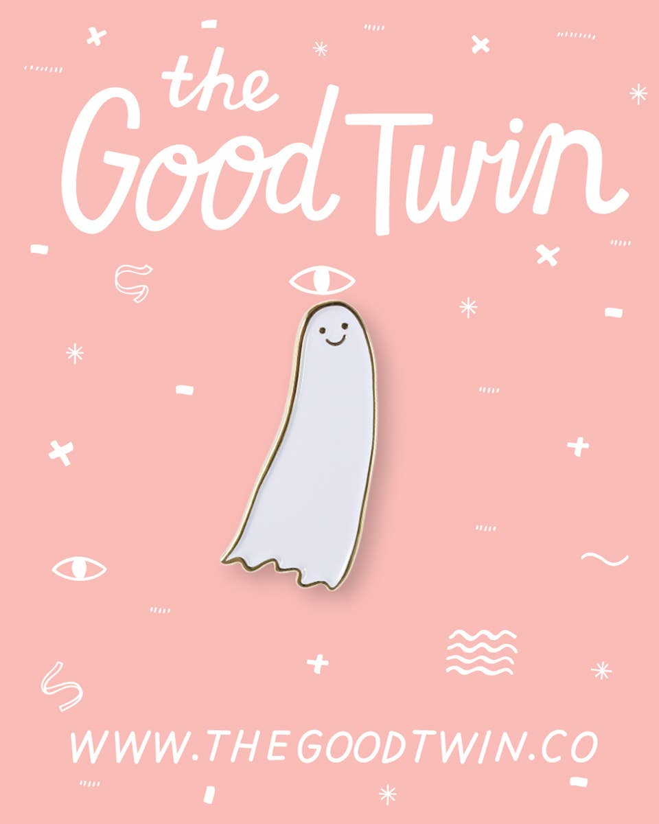 The Good Twin - Wholesale Lapel Pin/Button - Ghost Pin1