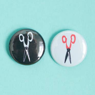 Tijeras Botón de una Pulgada para venta al por mayor de Midge Blitz