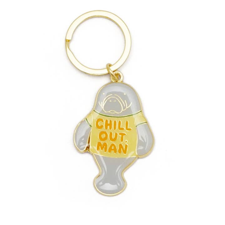 Lucky Horse Press - Wholesale Keychain - Unisex - Chill Out, Man Keychain