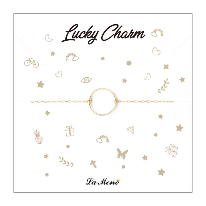 Lucky Charm Armband - Big Circle voor wholesale door LA MENO