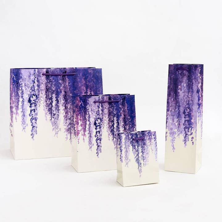 Paper Source Wholesale - Wholesale Gift Bag - Lavender Wisteria Gift Bag