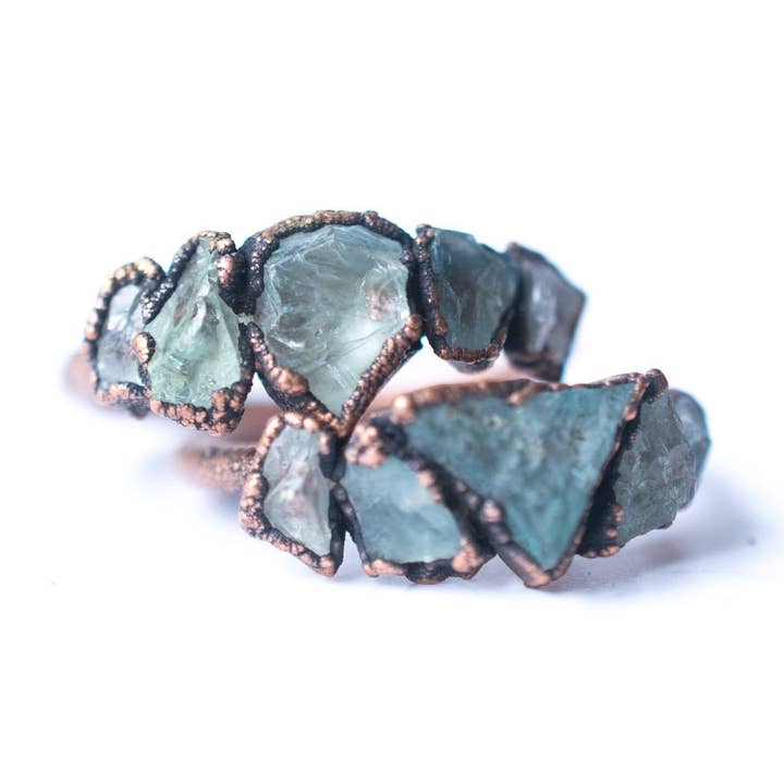 Grov akvamarin Ädelsten Ring för wholesale av HAWKHOUSE