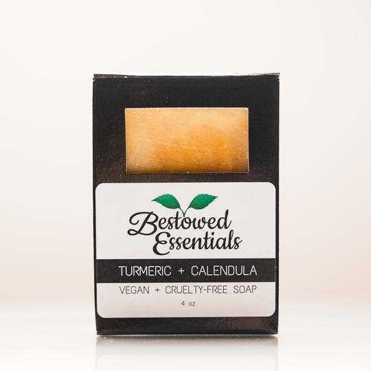 Turmeric + Calendula Soap for wholesale by Bestowed Essentials