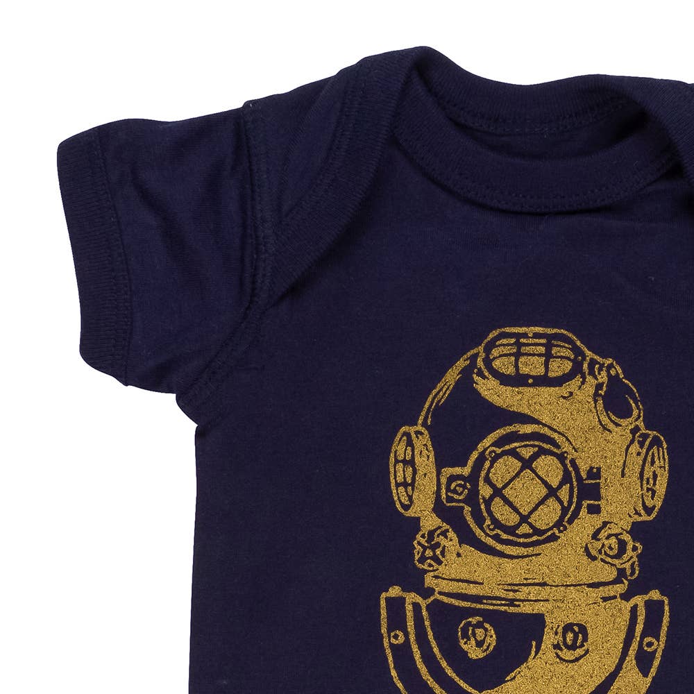 Cinder + Salt - Wholesale Bodysuit (Non-Footed) - Baby - Baby Onesie - Divers Helmet2