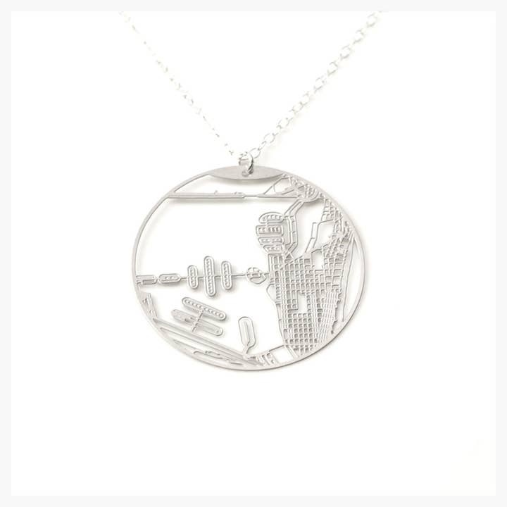 Dog Tag Miami Beach - Silver for wholesale by Aminimal