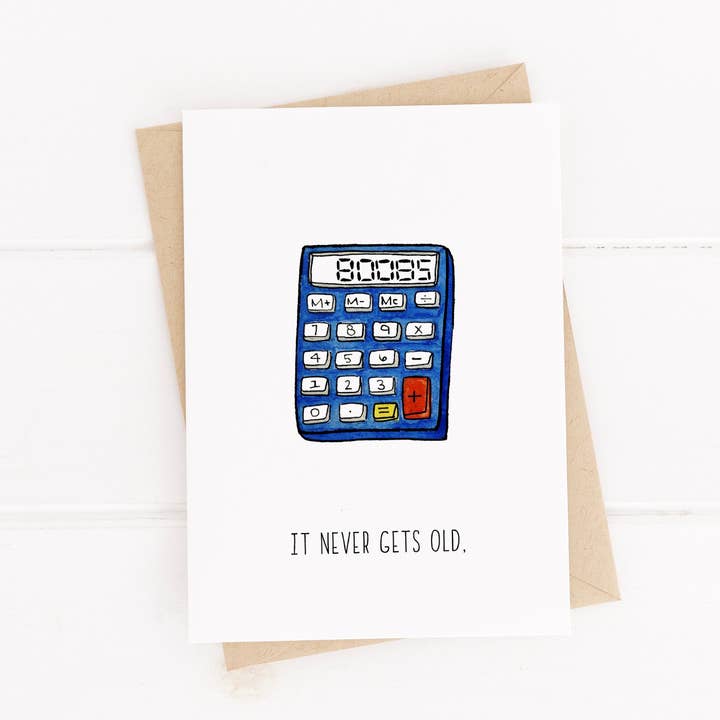 Party Napkins Co. - Wholesale Birthday Card - Boobs Calculator