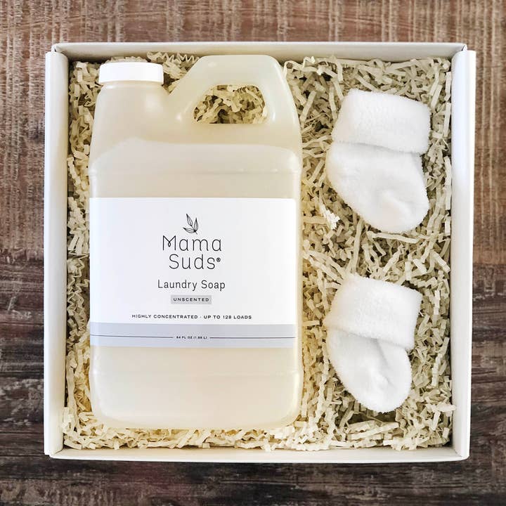 MamaSuds | Non-toxic Household Cleaners + Real Soap - Wholesale Liquid Laundry Detergent - Laundry Soap 64 oz