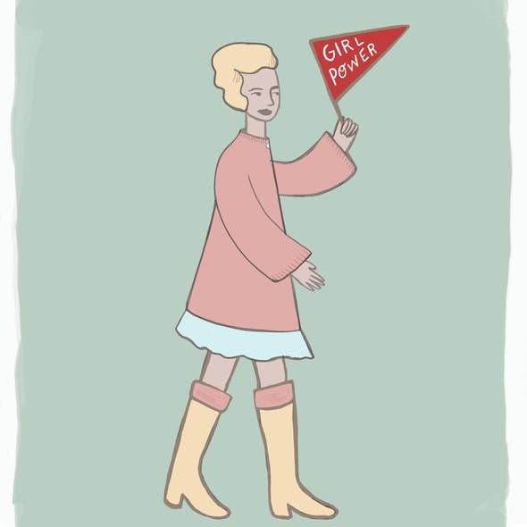 Aviate Press - Wholesale Art Print - Girl Power Art Print3