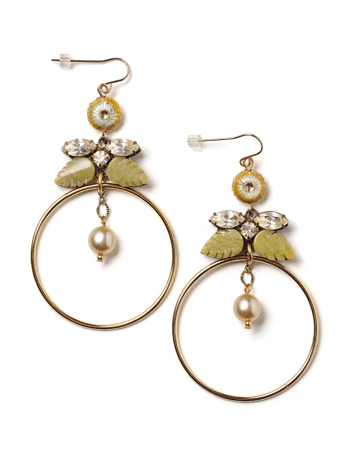 Elements Jill Schwartz - Vendita all'ingrosso Orecchini pendenti - Orecchini a Cerchio Lilian Statement1