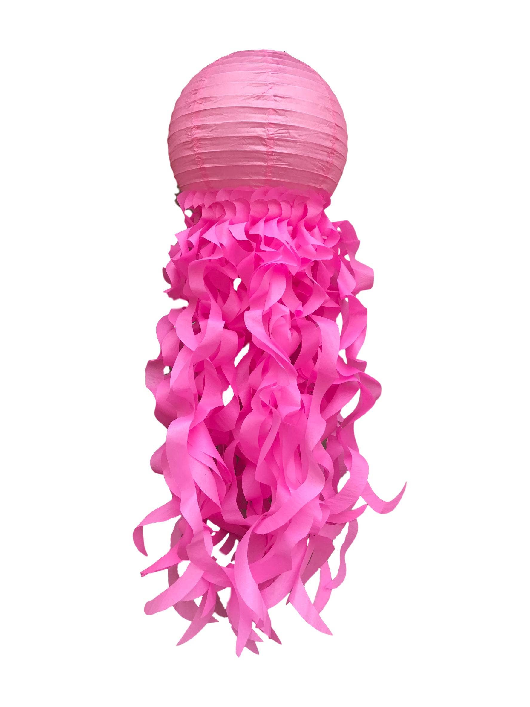 Republic Of Party LLC - Wholesale Lantern - Hot Pink Jellyfish Paper Lantern0