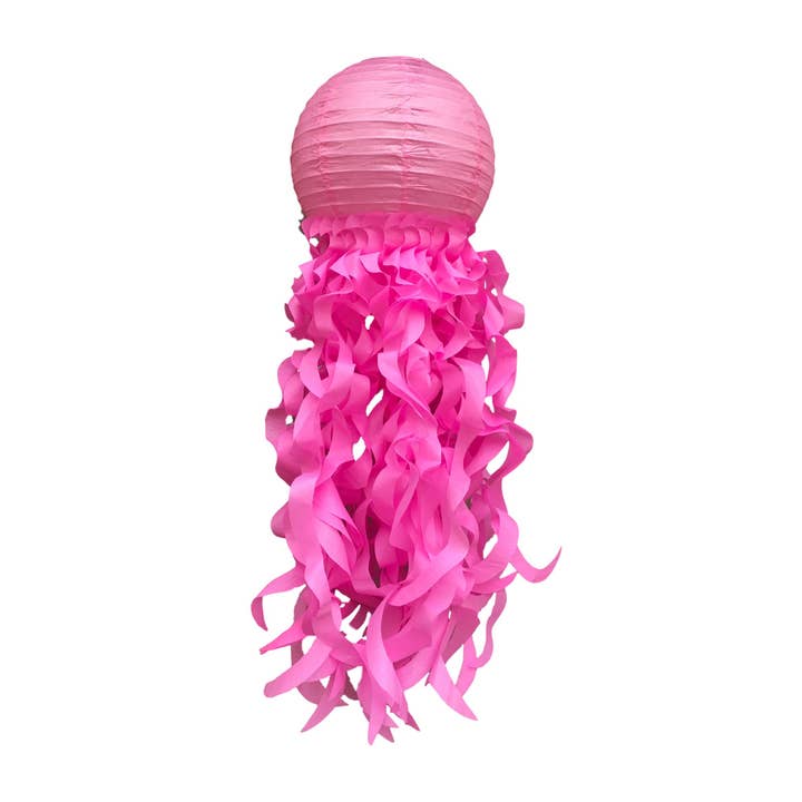 Republic Of Party LLC - Wholesale Lantern - Hot Pink Jellyfish Paper Lantern