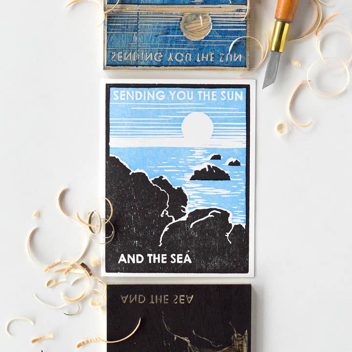 Heartell Press - Wholesale Friendship Card - Sending You the Sun and Sea Friendship Card1