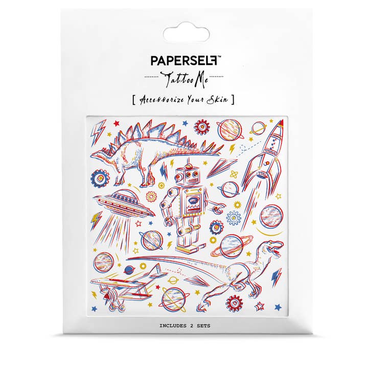 PAPERSELF – wholesale Tillfällig tatuering – 3D Världen tillfälliga tatueringar Klistermärken