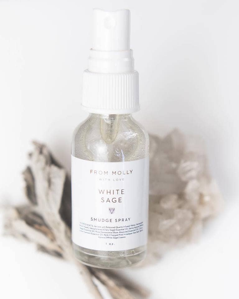 From Molly With Love - Wholesale Smudge Spray - White Sage Smudge Spray 1 oz1