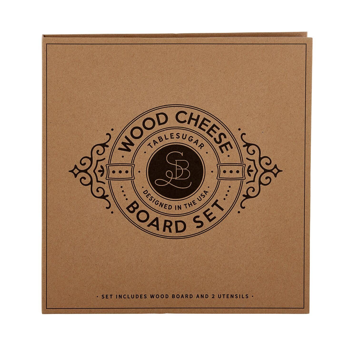 Santa Barbara Design Studio by Creative Brands - Wholesale Cheese Board - Wood Cheese Board Book Box