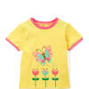 Doodle Pants – Engroshandel T-shirt - Børn – Gul sommerfugl småbørn og børn skjorte9