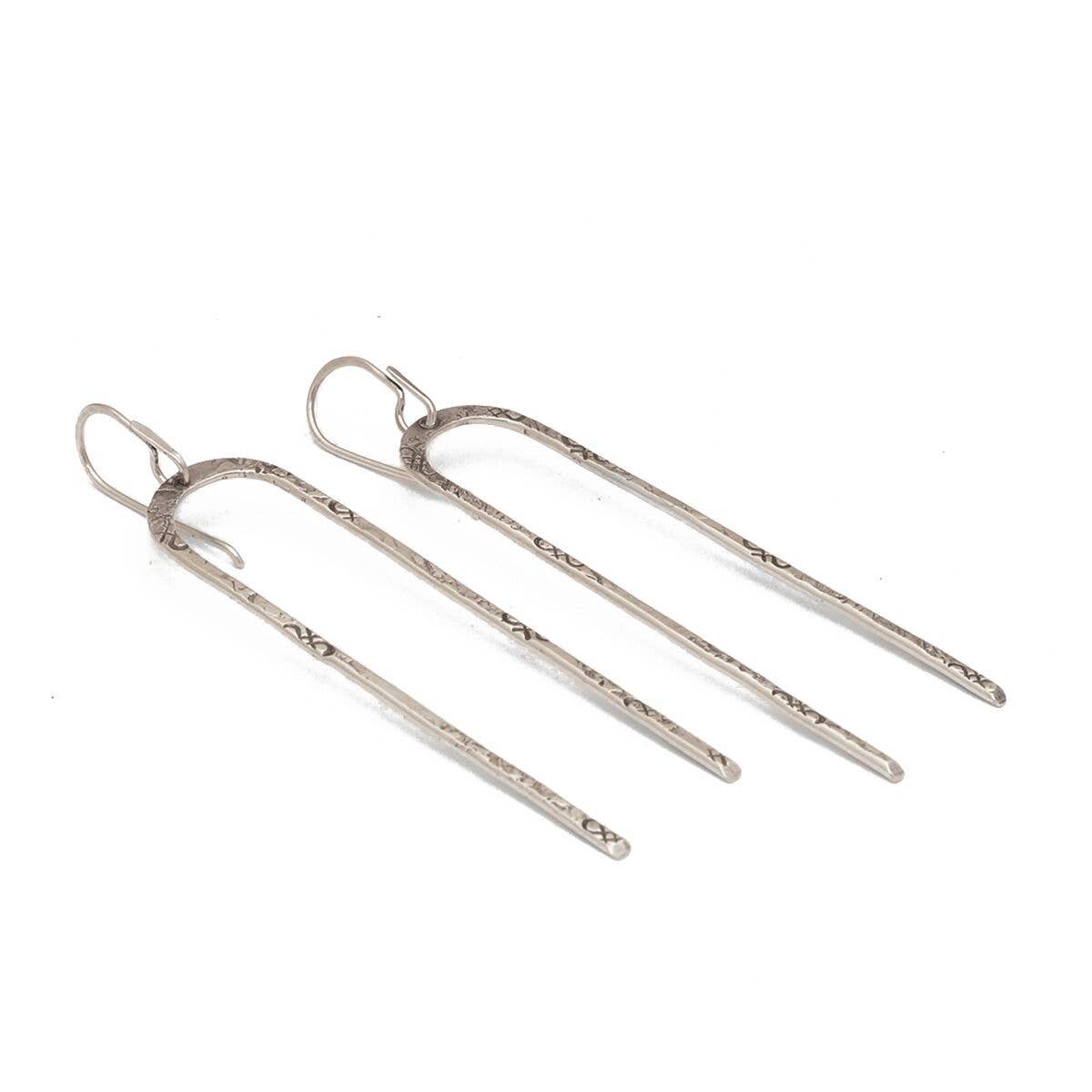 From The Reliquary - Wholesale Dangle Earrings - Mihrab Earrings in Silver2