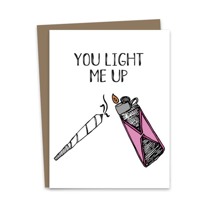Light Me Up Card for wholesale by One Oliver